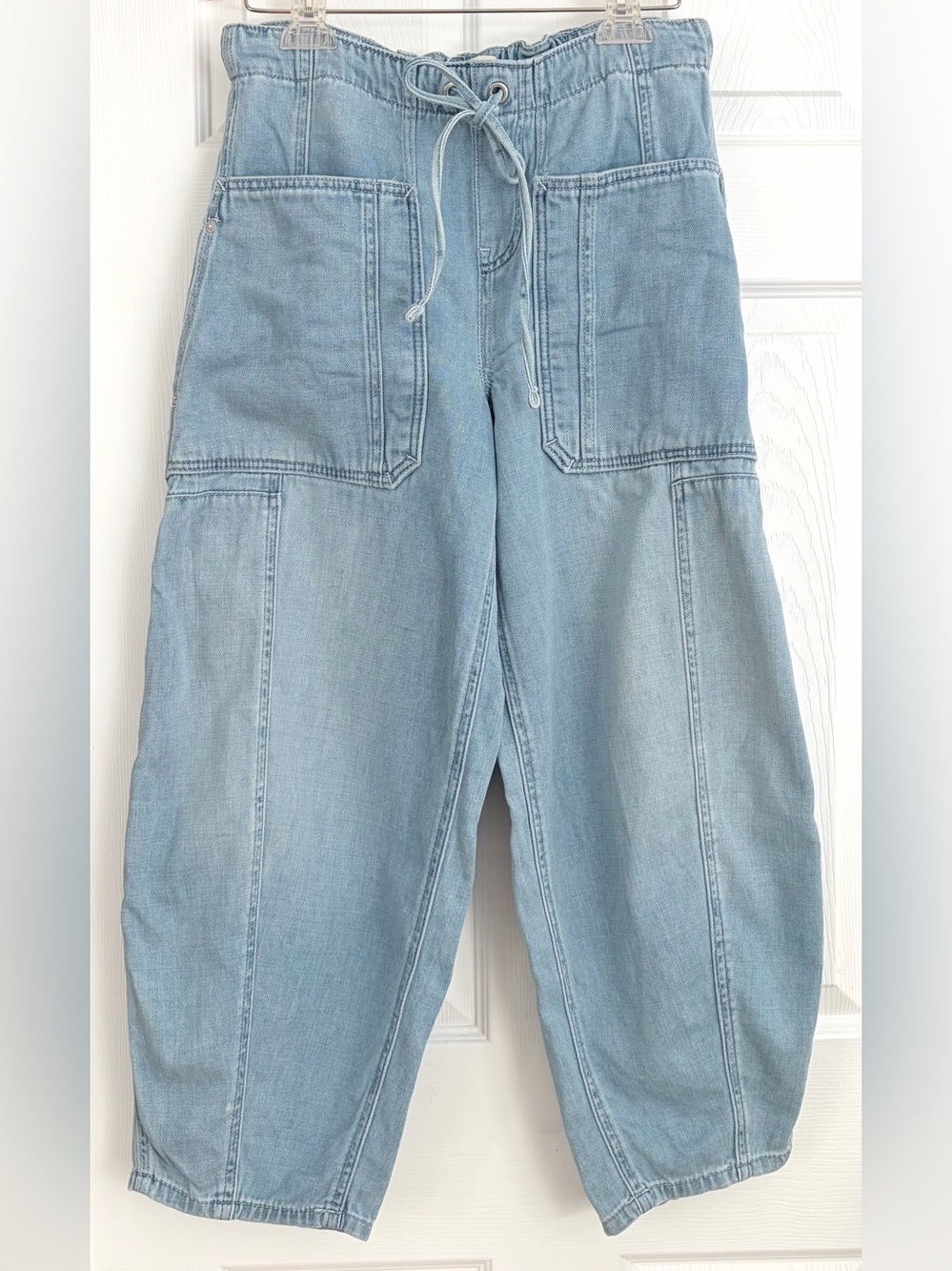 Free People We The Free Barrel Jeans Size XS